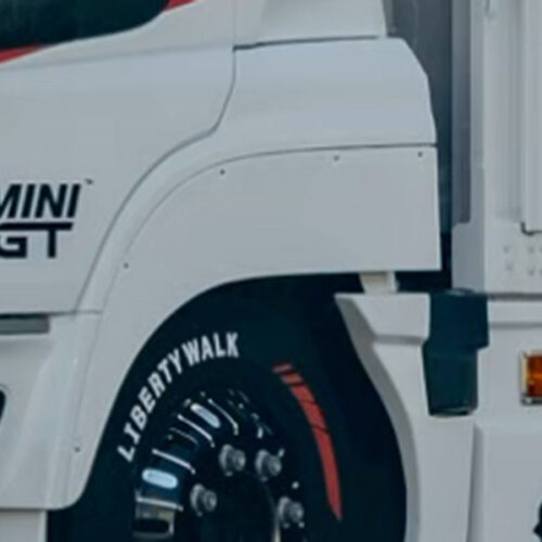 ④キャブワイドフェンダー左右，4軸 / CARGO